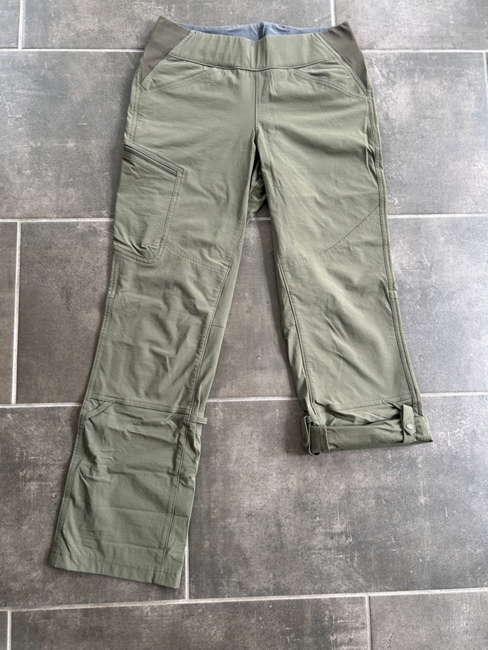 Duluth Trading Olive Green Convertible Cargo Pants